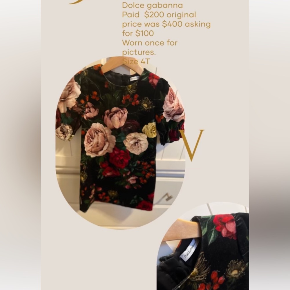 Dolce and Gabbana kids dress